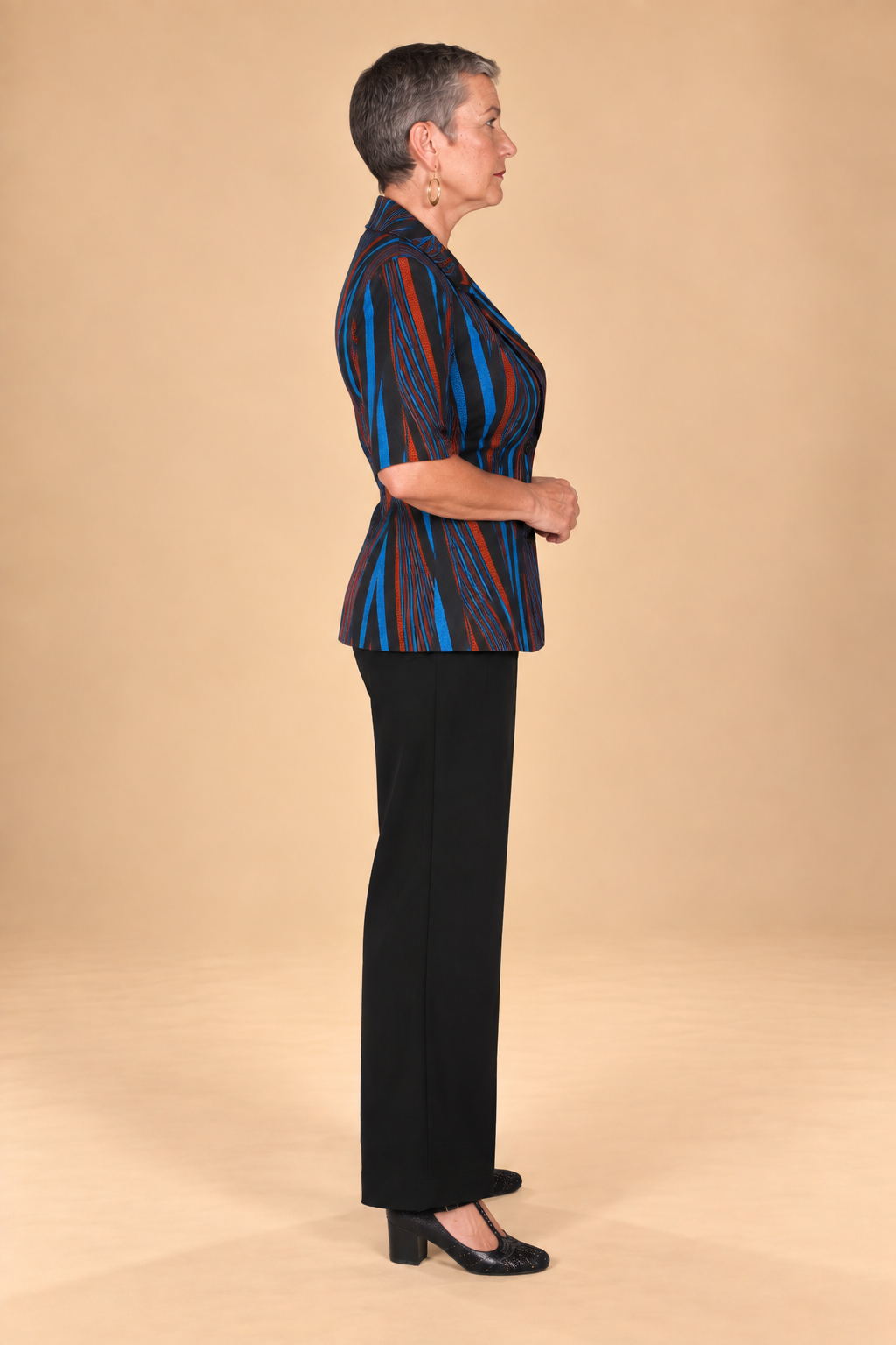 Veste courte en wax – Image 2