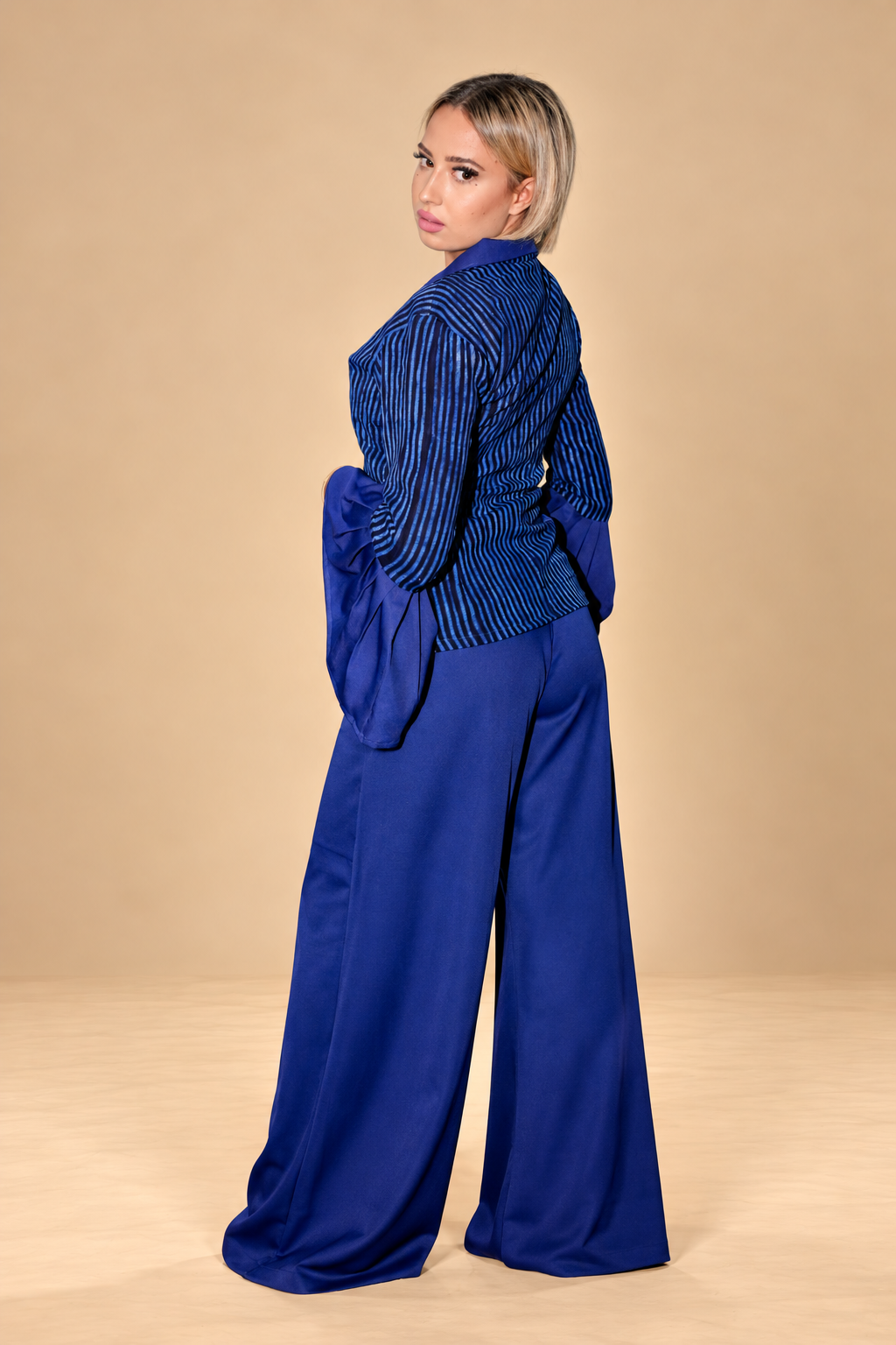Ensemble Assia en lépie bleu – Image 4