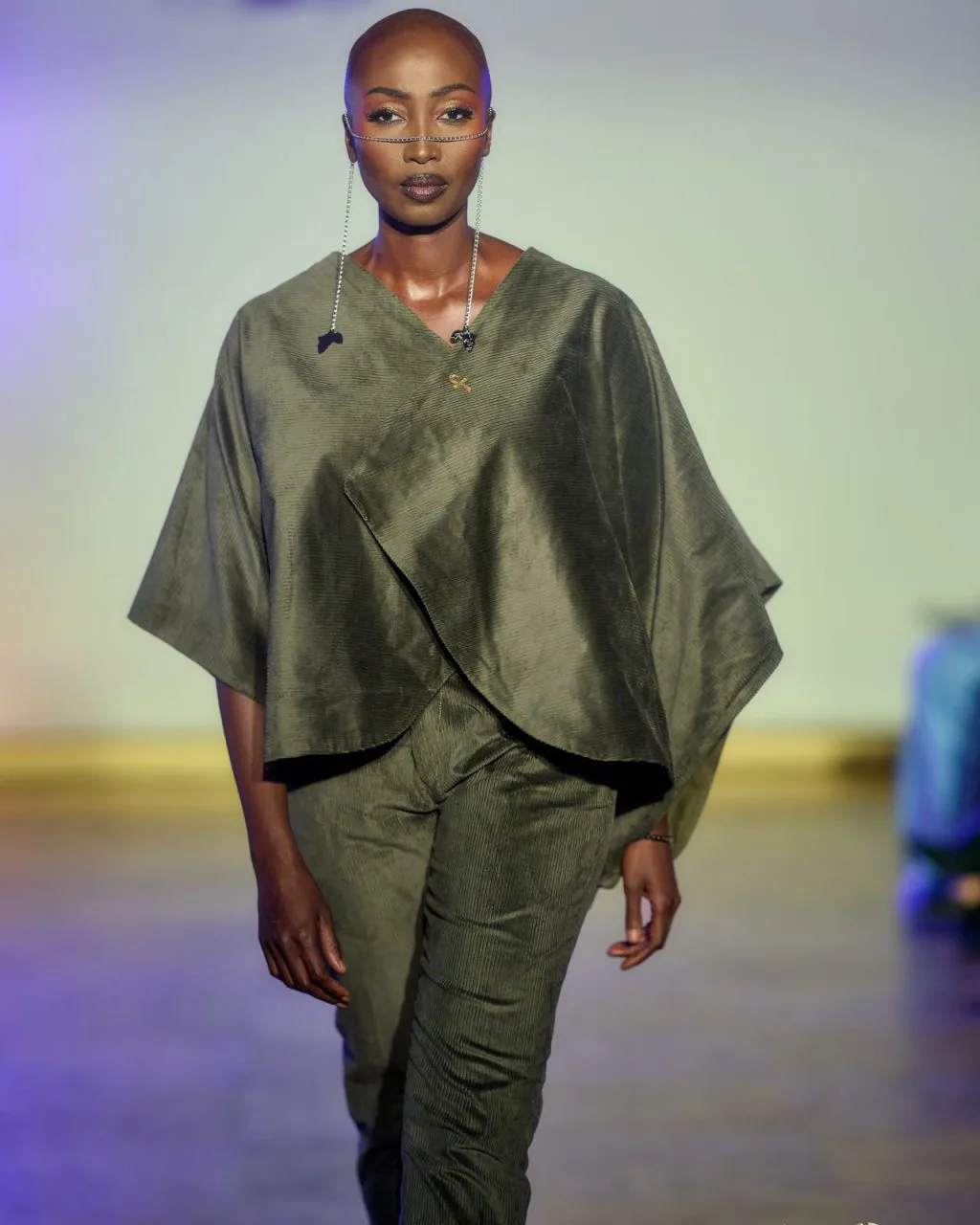 NDAM, collection Ankh, à Hiver Africain 2025 : cape kaki
